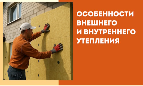 Какие особенности внешнего и внутреннего утепления в Ивантеевке