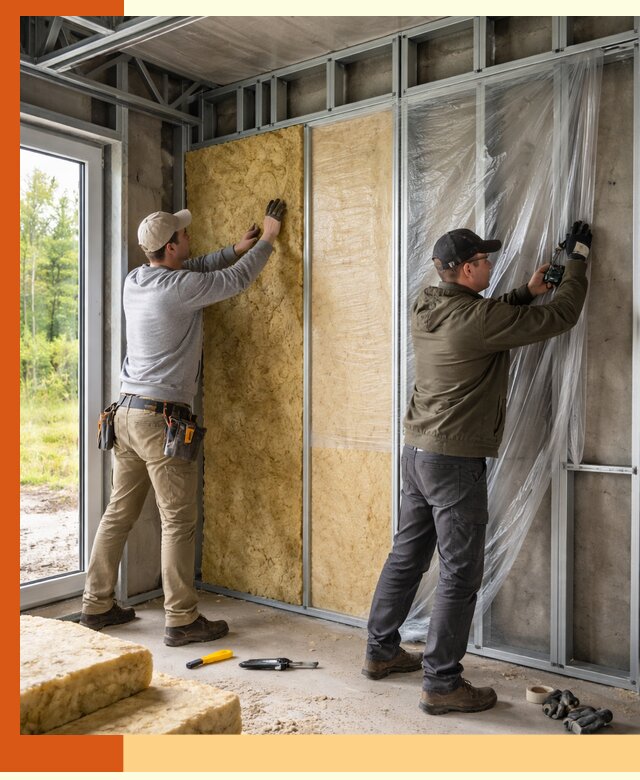 Утепление дома из ЛСТК в Ивантеевке с гарантией качества и эффективности