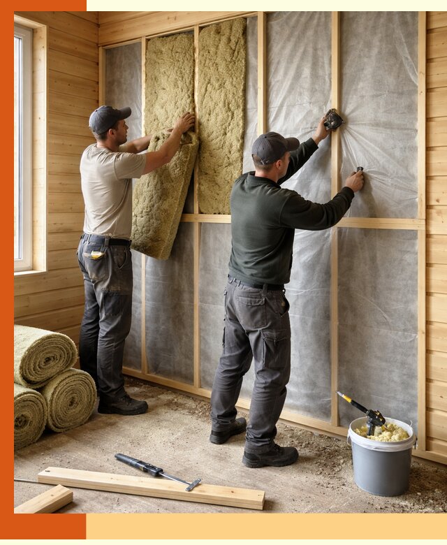 Утепление дома из минибруса в Ивантеевке: комплексные теплоизоляционные работы