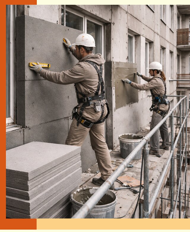 Утепление квартиры снаружи под ключ в Ивантеевке