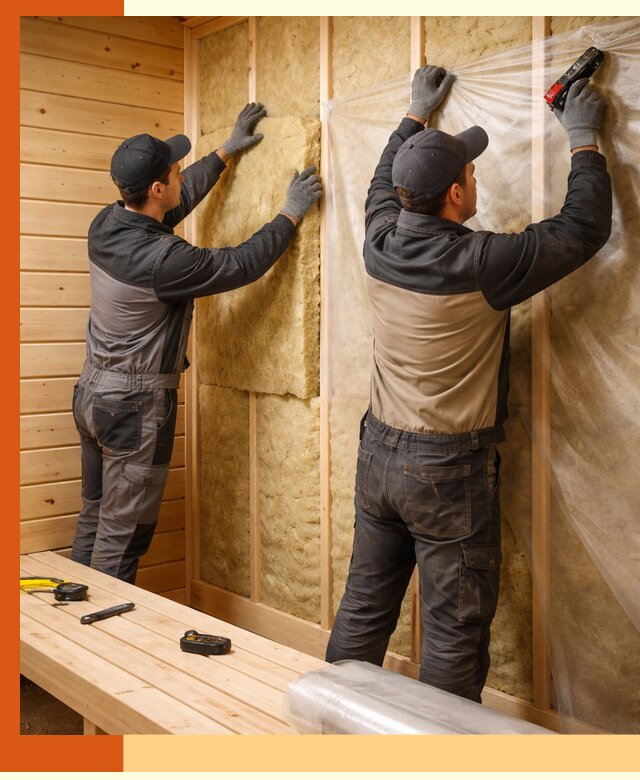 Профессиональное утепление сауны в Ивантеевке с гарантиями качества