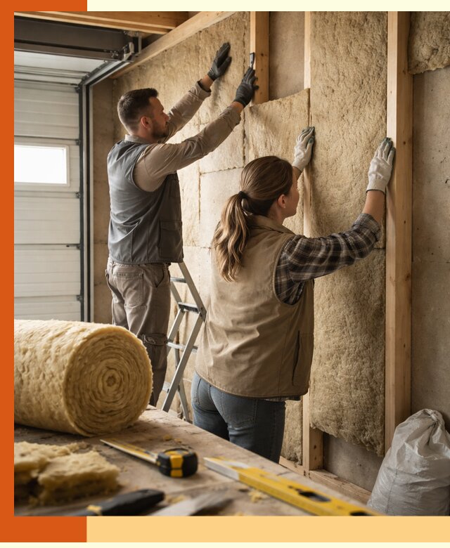 Утепление гаража изнутри в Ивантеевке: быстро и надежно