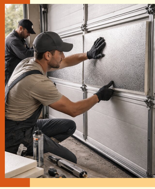 Утепление гаражных ворот в Ивантеевке качественно и надежно