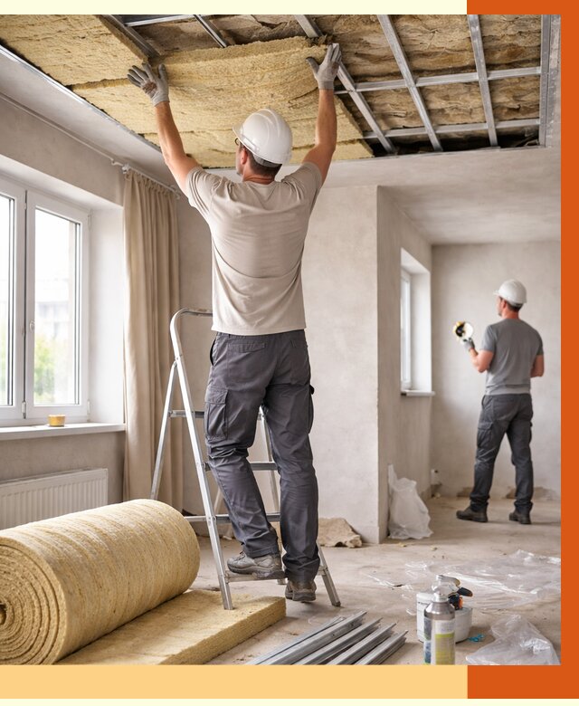 Утепление потолка в частном доме в Ивантеевке от 977 руб./м² — работы под ключ | ТепломастерВнт