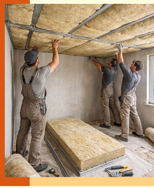 Утепление потолка в Ивантеевке — тепло и без сквозняков