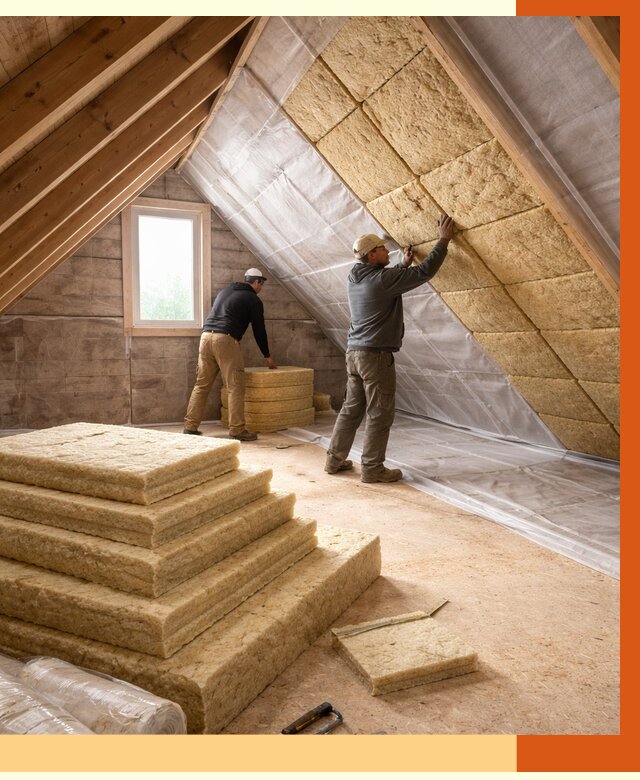 Утепление мансарды в Ивантеевке от 2572 руб/м2 — комплексно и под ключ | ТепломастерВнт