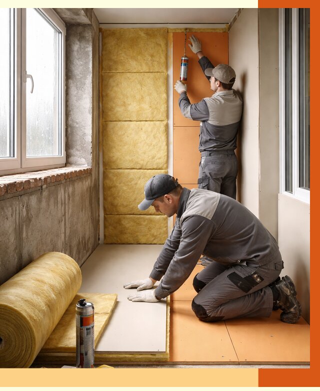 Утепление лоджии под ключ в Ивантеевке от 6687 руб/м2 — комплексное решение | ТепломастерВнт