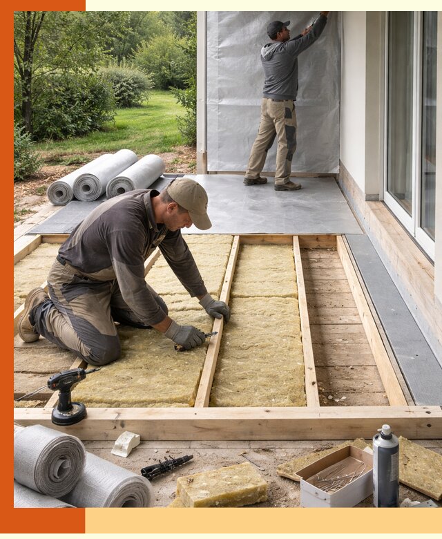 Утепление террасы в Ивантеевке — тепло и защита круглогодично