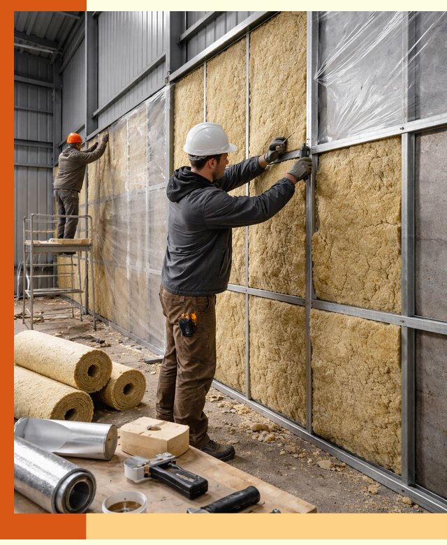 Утепление ангара в Ивантеевке — профессиональная теплоизоляция помещений