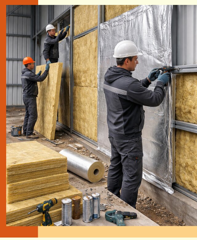 Утепление металлического ангара профессионально в Ивантеевке