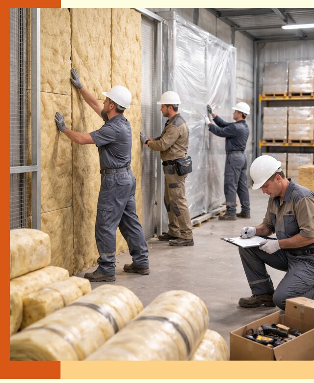 Утепление склада готовой продукции в Ивантеевке качественно и быстро