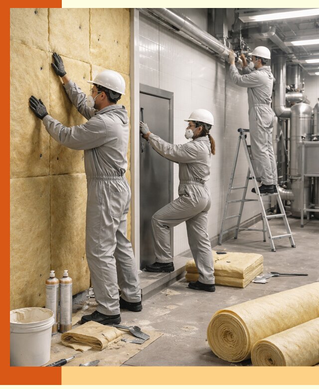 Утепление пищевого цеха под ключ в Ивантеевке