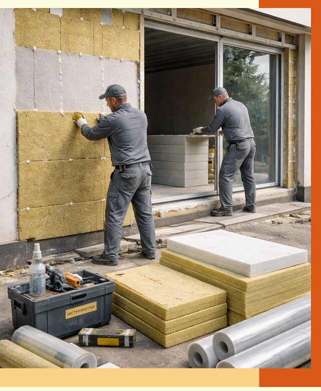 Утепление торгового павильона в Ивантеевке от 14916 руб./м² под ключ | ТепломастерВнт