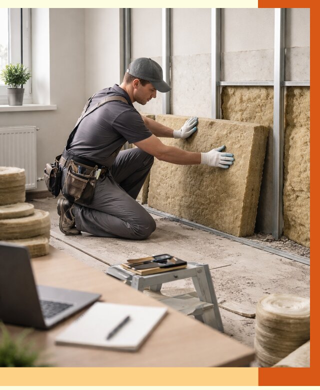 Утепление офиса в Ивантеевке от 4629 руб/м2 — комплексное утепление офиса под ключ | ТепломастерВнт