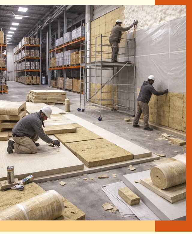 Утепление складского терминала в Ивантеевке от 7715 руб./м² под ключ | ТепломастерВнт