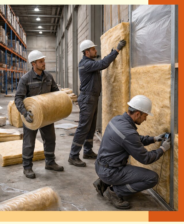 Утепление логистического центра в Ивантеевке от 4629 руб/м² под ключ | ТепломастерВнт