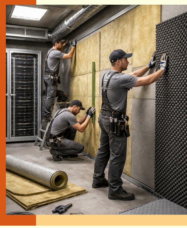 Утепление серверной комнаты профессионально в Ивантеевке