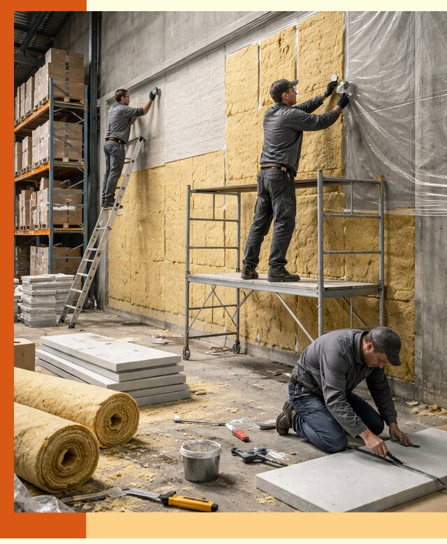 Утепление холодного склада под ключ в Ивантеевке