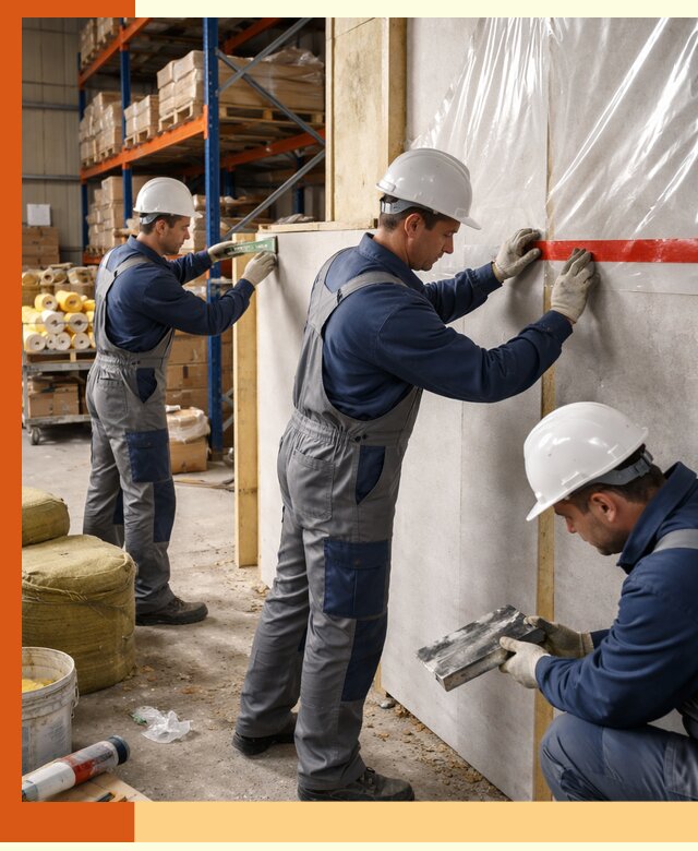 Утепление теплого склада под ключ в Ивантеевке