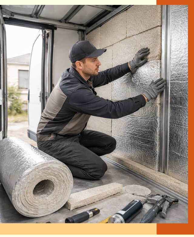 Утепление фургона рефрижератора в Ивантеевке от 12859 руб./м² под ключ | ТепломастерВнт