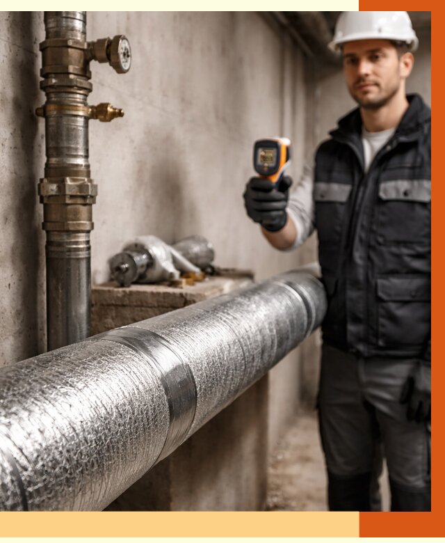 Утепление труб водоснабжения в Ивантеевке от 8744 руб. за м² — услуги ТепломастерВнт