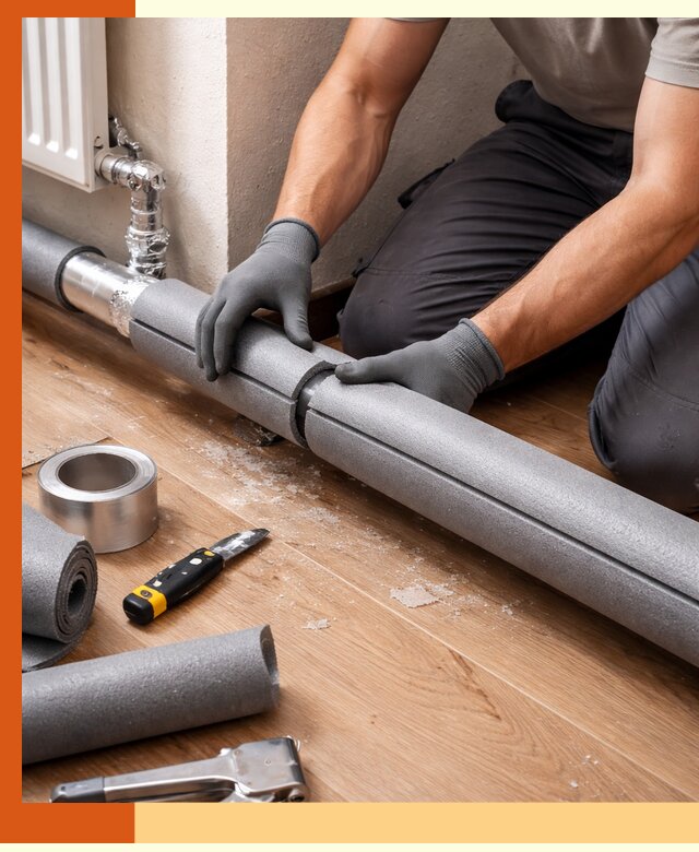 Утепление труб отопления в Ивантеевке: теплоизоляция и защита сети