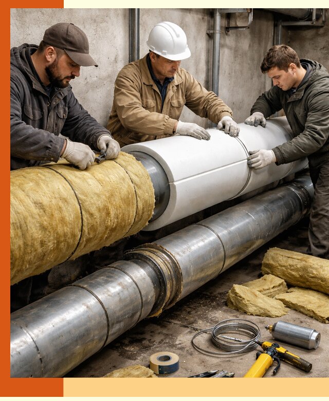 Утепление трубопровода в Ивантеевке с гарантией энергоэффективности