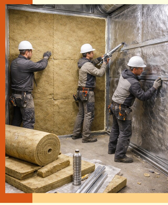 Утепление венткамеры в Ивантеевке — качественная теплоизоляция и шумопоглощение