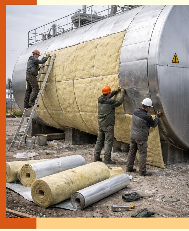 Утепление резервуаров с топливом в Ивантеевке надежно и экономично