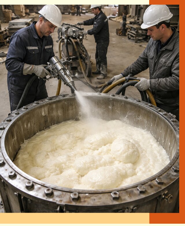 Заливка ППУ в емкости в Ивантеевке от 7458 руб. — утепление емкости под ключ | ТепломастерВнт