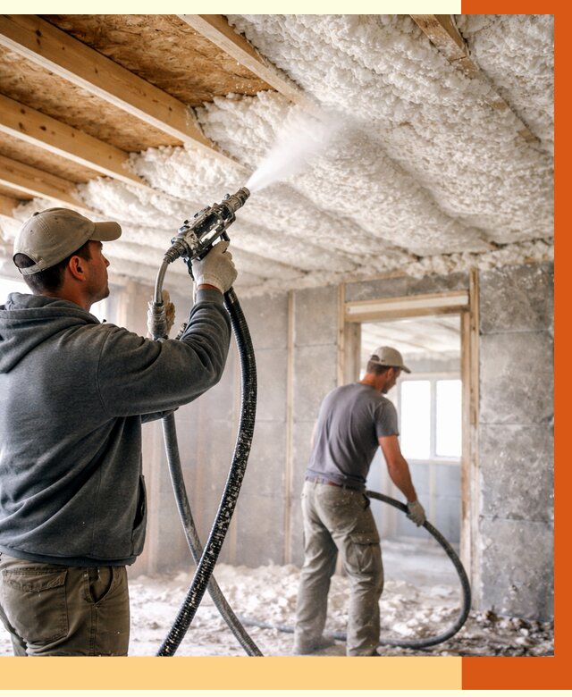 Утепление пеноизолом в Ивантеевке от 1646 руб./м2 под ключ | ТепломастерВнт