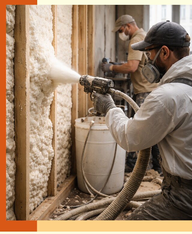 Утепление пеноизолом жилых и коммерческих объектов в Ивантеевке