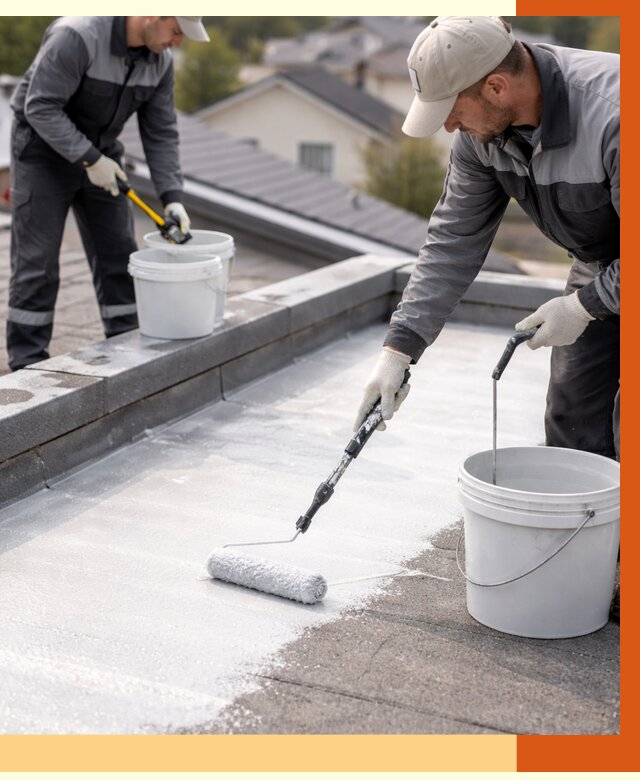 Утепление кровли жидкой теплоизоляцией в Ивантеевке от 2212 руб./м2 | ТепломастерВнт