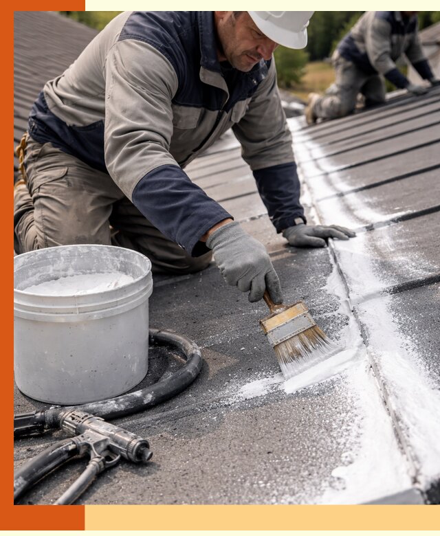 Утепление кровли жидкой теплоизоляцией в Ивантеевке