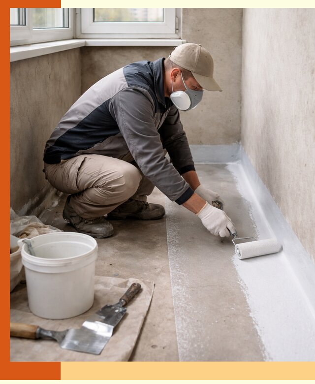 Утепление балкона жидкой теплоизоляцией в Ивантеевке