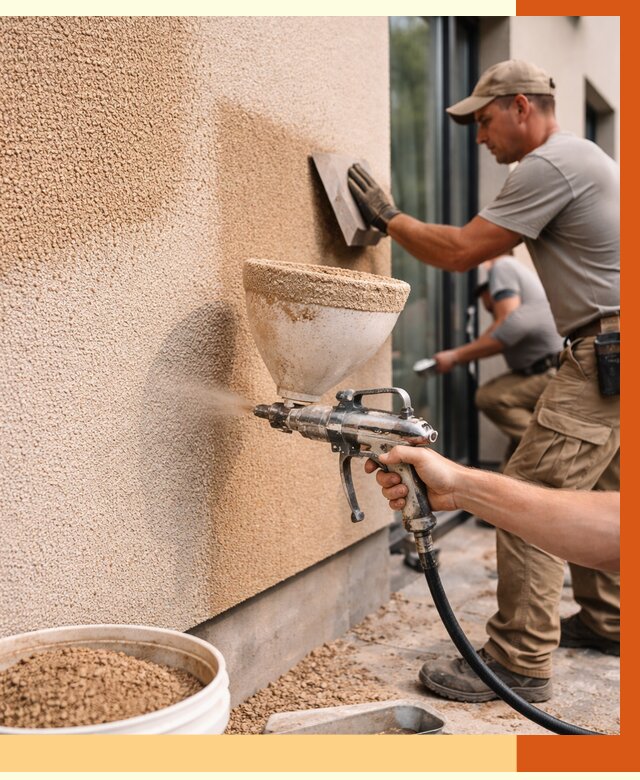 Утепление фасада жидкой пробкой в Ивантеевке от 4938 руб./м² под ключ | ТепломастерВнт