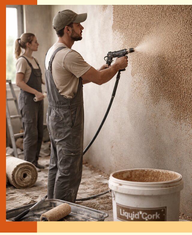 Утепление стен жидкой пробкой в Ивантеевке эффективное и долговечное