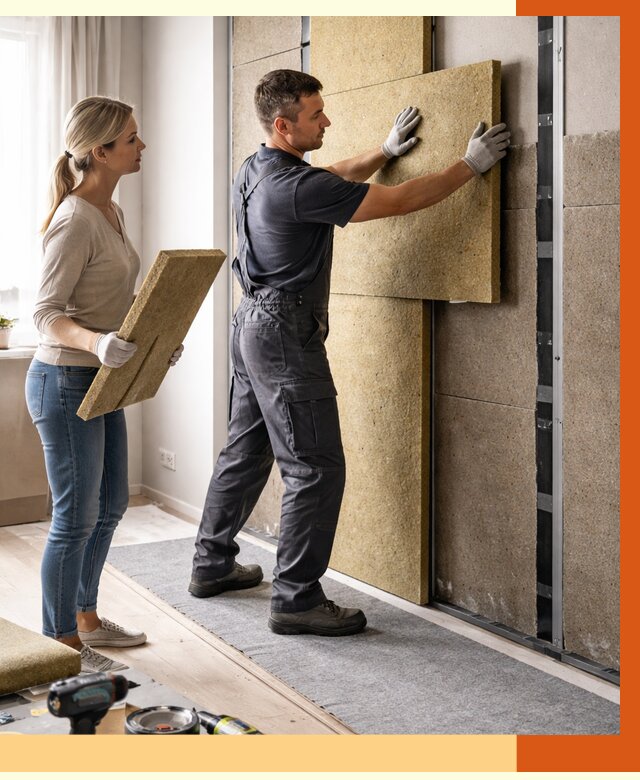 Профессиональная шумоизоляция квартиры в Ивантеевке от 7715 руб. за м2 | ТепломастерВнт