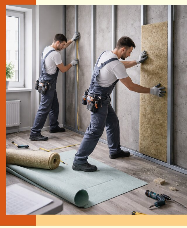 Шумоизоляция квартиры под ключ в Ивантеевке — профессионально и гарантированно