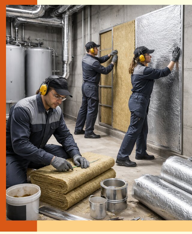 Шумоизоляция котельной в Ивантеевке: профессиональный монтаж и материалы