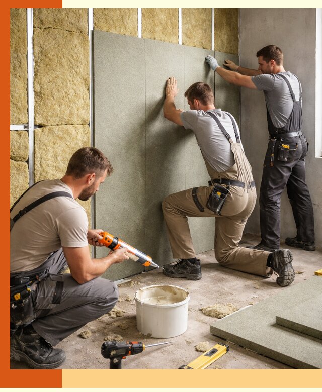 Профессиональная шумоизоляция стен в Ивантеевке для квартир и домов