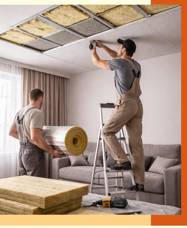 Шумоизоляция потолка в Ивантеевке от 2315 руб. под ключ | Профессионально — ТепломастерВнт