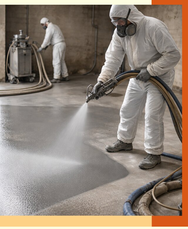 Гидроизоляция полимочевиной в Ивантеевке от 8744 руб/м² — напыление полимерной гидроизоляции | ТепломастерВнт