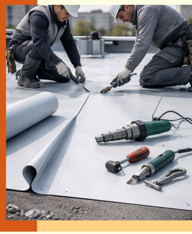 Гидроизоляция мембранной кровли в Ивантеевке: монтаж и ремонт быстро