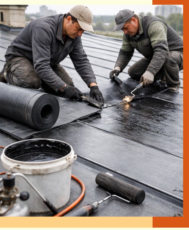 Гидроизоляция фальцевой кровли в Ивантеевке от 7715 руб. под ключ | ТепломастерВнт
