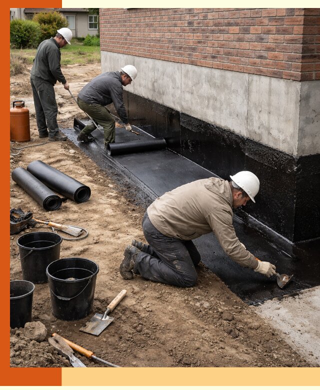 Гидроизоляция фундамента в Ивантеевке: надежная защита строений