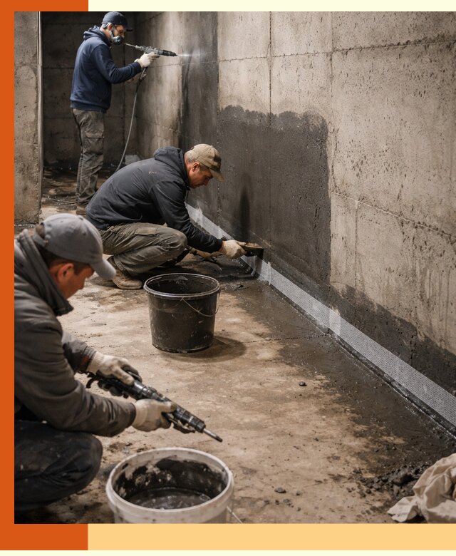 Гидроизоляция подвала в Ивантеевке — комплексная защита от влаги