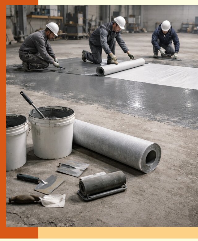 Гидроизоляция промышленного пола в Ивантеевке — защита и долговечность
