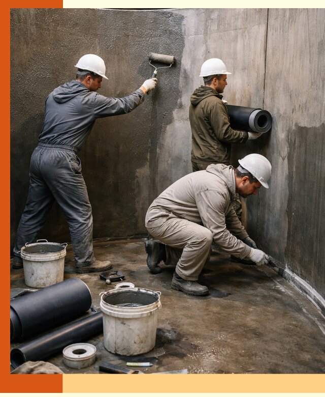 Гидроизоляция резервуара профессионально в Ивантеевке