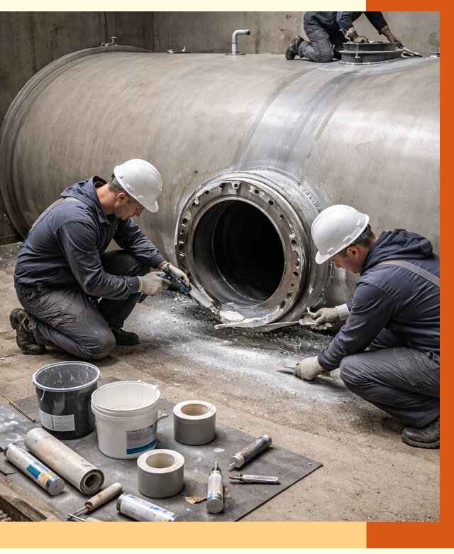 Гидроизоляция резервуара с топливом в Ивантеевке от 77153 руб. под ключ | ТепломастерВнт